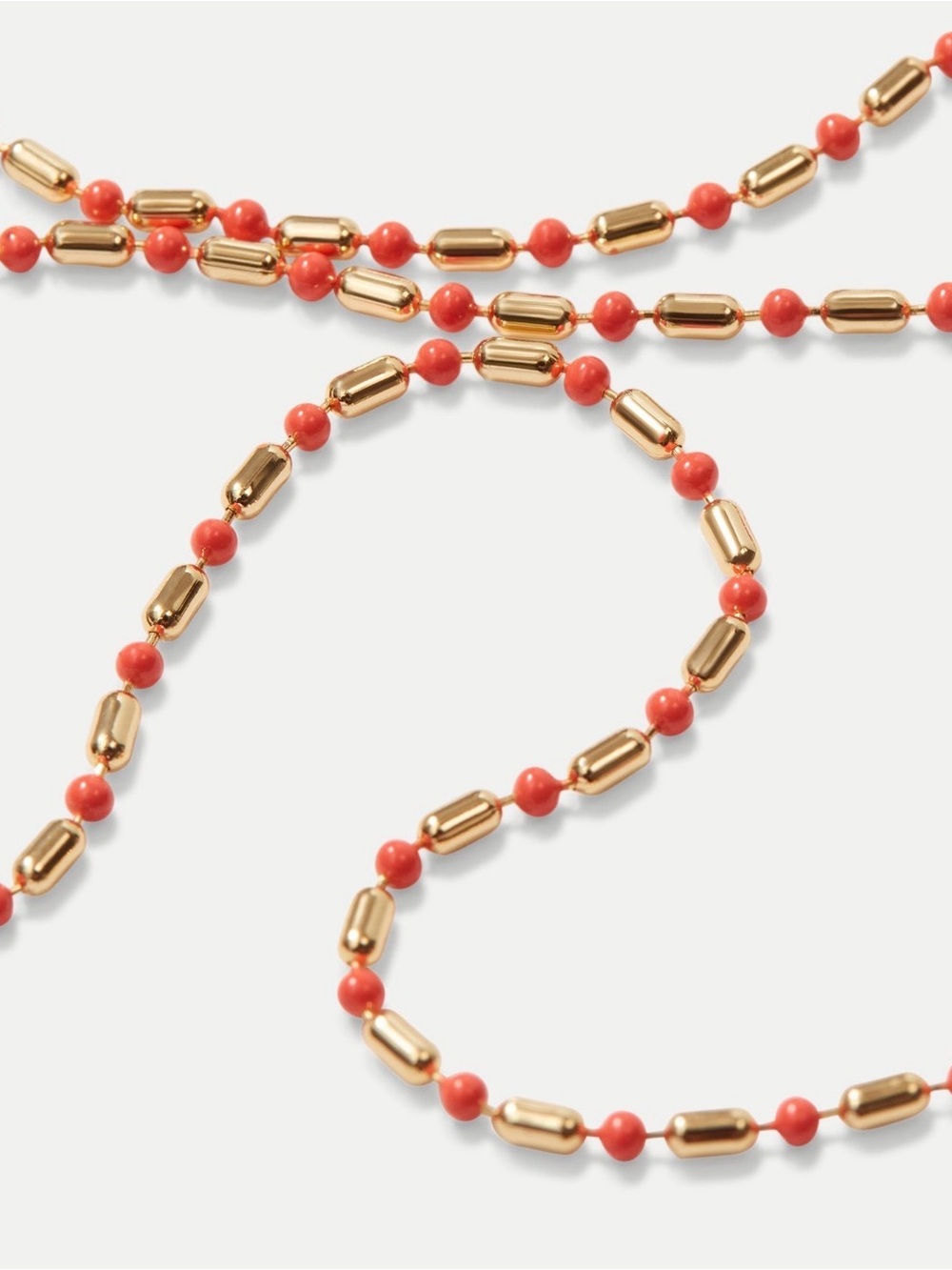 Veronica Beard, 16 inch enamel chain necklace